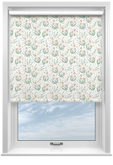 Wildflower, Apricot - Roller Blind